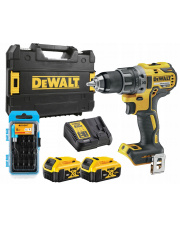 DEWALT WIERTARKO-WKRĘTARKA 18V DCD791P2 + BITY SMART365