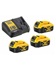 DEWALT ŁADOWARKA DCB115 +3X AKUMULATOR 5AH DCB184