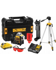 DEWALT LASER 3-WIĄZKOWY DCE089D1R +STATYW 75-184cm