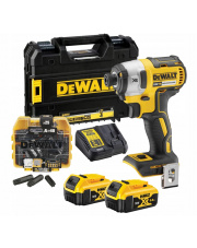 DEWALT ZAKRĘTARKA UDAROWA DCF887P2 2X5AH + BITY DEWALT DT70559T