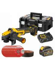 DEWALT SZLIFIERKA KĄTOWA 18/54V DCG409T1 +TARCZE
