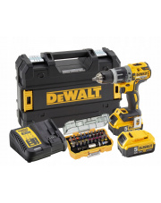 DEWALT WIERTARKO-WKRĘTARKA 2X5AH DCD796P2 + BITY SMART365