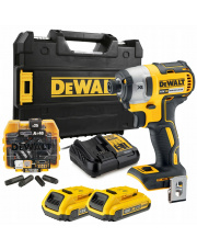 DEWALT ZAKRĘTARKA UDAROWA DCF887D2 2X2AH + BITY DT70559T