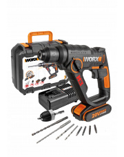 WORX MŁOTOWIERTARKA SDS+ 1,2J AKU 2X2AH WX390.1