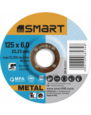 SMART365 TARCZE DO SZLIF. METALU 125X6,0MM 10 SZT