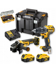 DEWALT ZESTAW COMBO DCD791 DCG405 DCK2020P2T +BITY DT7969