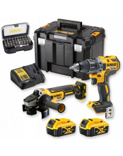 DEWALT ZESTAW COMBO DCD791 DCG405 DCK2020P2T +BITY DT7944TS