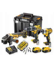 DEWALT ZESTAW COMBO DCD796 + DCF887 + DCG405 2XAKU + BITY DT70523T