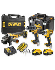 DEWALT ZESTAW COMBO DCD791 + DCF887 + DCG405 2x5AH + BITY DT70523T