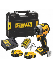 DEWALT ZAKRĘTARKA UDAROWA 206NM DCF850P2 +BITY DT70523T