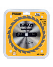 TARCZA DO PILAREK PRZENOŚNYCH DEWALT 184X16MM 24T