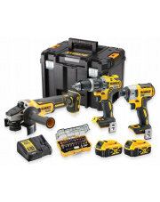 DEWALT ZESTAW COMBO DCD796 + DCF887 + DCG405 2XAKU + BITY DT7969