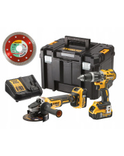 DEWALT ZESTAW DCD796P2 + DCG405 DCK2080P2T +TARCZA