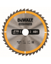 DEWALT TARCZA TNĄCA DO DREWNA DT1953 216 MM 40 Z