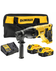 DEWALT MŁOTOWIERTARKA SDS+ 2 AKUMULATORY 5AH 18V 2,6J TORBA DCH133P2T