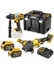 DEWALT ZESTAW COMBO WKRĘTARKA DCD999 + SZLIFIERKA DCG418 2xAKU DCK2016T2T