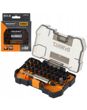 DEWALT MCLAREN ZESTAW BITÓW Z UCHTYTEM STANDARDOWYM 32 ELEMENTY DT70901T