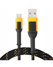 DEWALT KABEL USB-A NA USB-C WZMOCNIONY KEVLAR 100W 1,2M DXMA131-1361-DWG