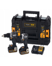 DEWALT ZESTAW MCLAREN WKRĘTARKA UDAROWA ZAKRĘTARKA 2x5Ah 2xTSTAK DCK200MP2T