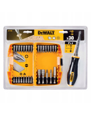 DEWALT ZESTAW BITÓW I NASADEK 1/4 30 SZT DT71506