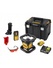 DEWALT LASER OBROTOWY CZERWONY 18V 45M DCE074D1R
